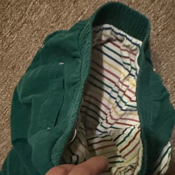Mini Boden Teal Corduroy Pants - Picture 5 of 5